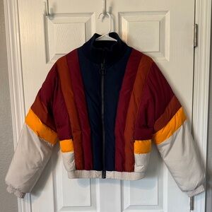 Urban Outfitters Multicolor Puffer Jacket